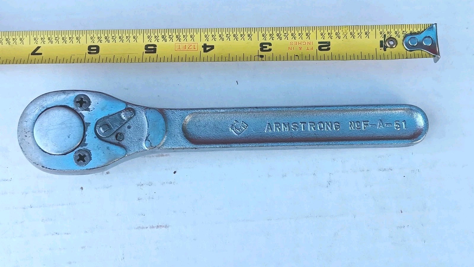 Vintage Armstrong No. FA-51 Ratchet 3/8