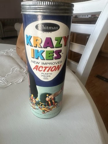 T•Vintage 1964 Krazy Ikes by Western Publishing Whitman Co Snap Action Toy Set