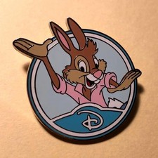 Usagidon Pin Badge Disney Splash Mountain Limited Edition 3.5cm