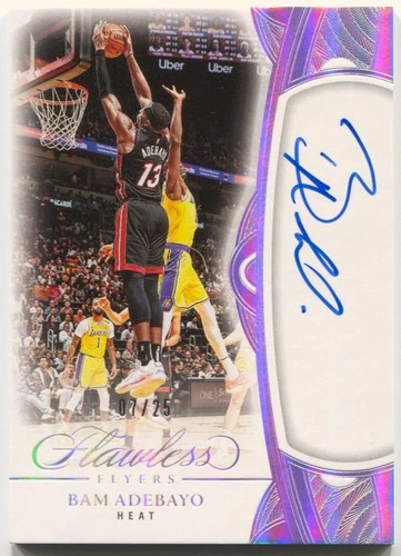 2024-25 Panini Flawless Bam Adebayo Autograph Flawless Flyers Auto #/25