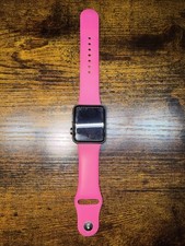 Apple Watch Series 3 42mm Black Sport Band - Space Gray Cellular  MTGT2LL/A 