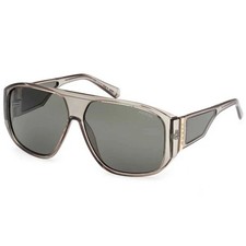 Guess Unisex Sunglasses Shiny Light Green Acetate Navigator Frame GU00135 6193N