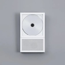 KM5 CP2-001W Bluetooth CD Player Instant Disk Audio White Speaker New Japan