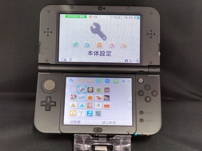 L4367 Nintendo new 3DS LL XL console Black w/adapter | eBay