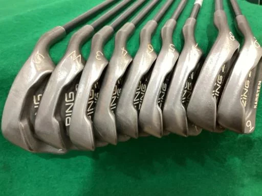 Ping ZING Iron Set 3-9,Pw,Sw 9pc Flex Stiff Karsten 101 Graphite - Image 3 of 4