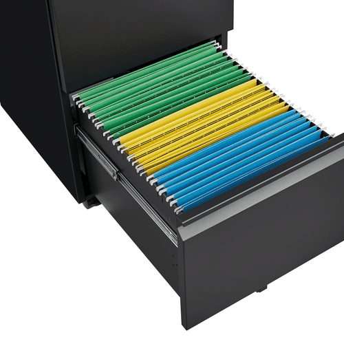 3 Drawer File Cabinet with Lock,Office Rolling Filing Cabinet Storage Under Desk - Picture 44 of 180