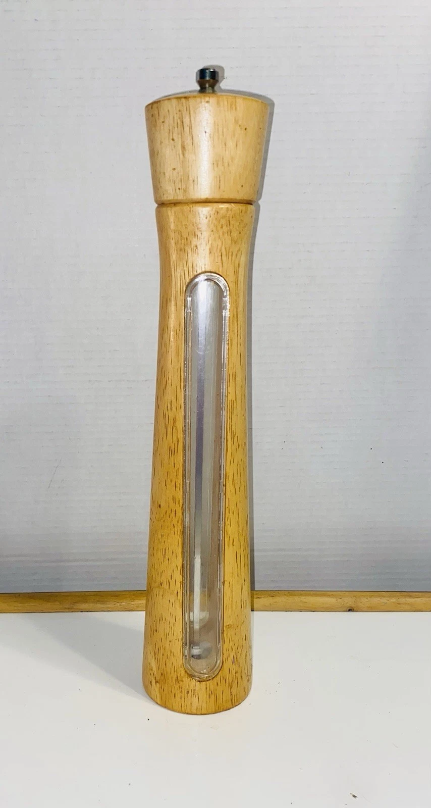 Cucina Toscana Pepper Mill Sea Salt Grinder 16" Birch Wood Restaurant
