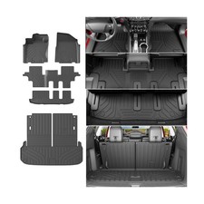 powoq 7 Seats Floor Mat Compatible with 2013-2020 Nissan Pathfinder Cargo Mat...