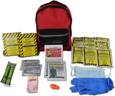 70280 72 Hour Emergency Kit, 2-Person, 3-Day Backpack, Includes First Aid Kit, S