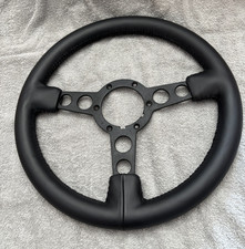 Original 1970 73 Steering Wheel Pontiac Firebird Trans Am Recovered In Leather