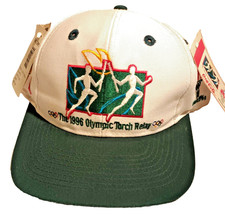 vintage 1996 Olympics Torch Relay The Game Coca-Cola snapback ball cap w/ tags