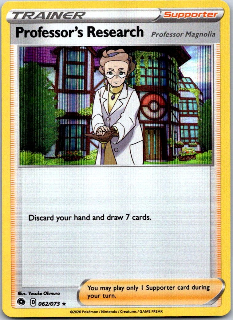 Professor's Research [Professor Magnolia] Holo Rare Champion's Path 62/73 NM