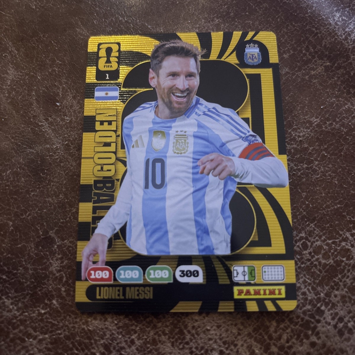 Panini Adrenalyn FIFA World Cup 2026 Trading Card Golden Baller