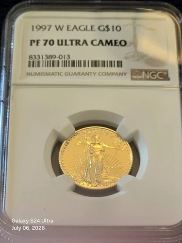 1997-W American Gold Eagle 1/4 oz — photo from the most recent tracked eBay sale