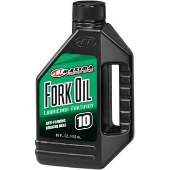 Maxima Racing Oil Performance Motorcycle Suspension Fork Oil 10W 16 oz 55916