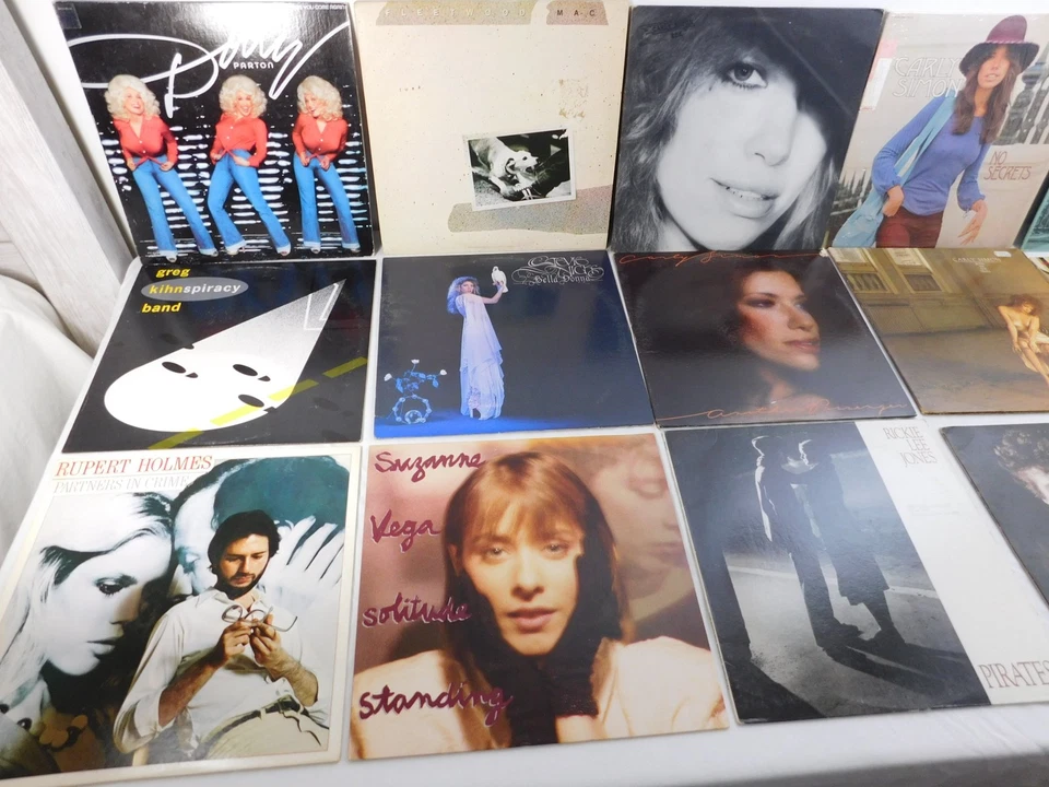 1980s Pop Rock Vinyl Record LP Collection X17 Carly Simon Stevie Nicks Fleetwood - Image 2 of 4