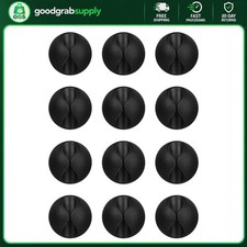 Cable Clips 12 Pack Black Adhesive Wire Organizer for Home Office