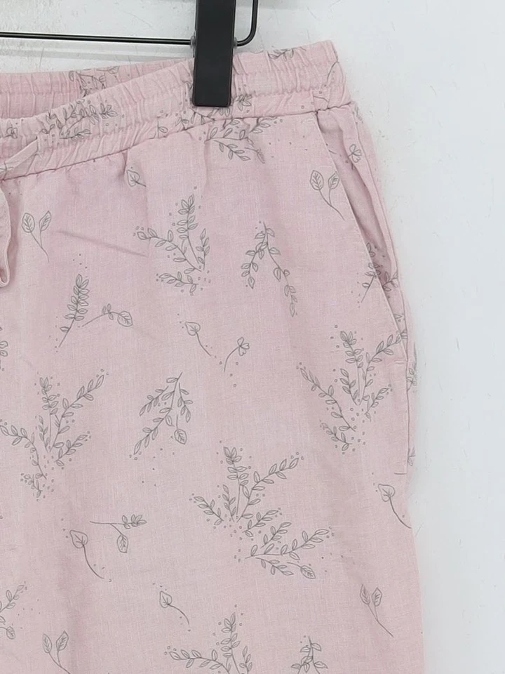 Laura Ashley Women's Leggings UK 12 Pink Linen - Image 4 of 4