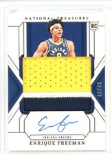 2024-25 National Treasures Enrique Freeman RC Rookie Patch Auto #47/49 (DG)