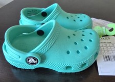 Crocs Classic Clog T Toddler Size C7 Mint Green 206990-3WM NWT