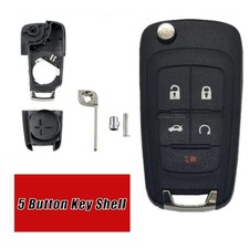 5Button Replacement Car Key Shell Cover For Buick For Chevrolet Camaro SS Malibu