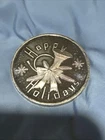 1oz .999  1999 Happy Holidays  Silver Round
