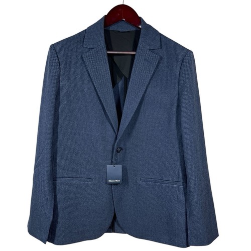 New w/ Tag Mizzen & Main Watson Suit Jacket Size Medium Regular Navy Gun Check - Picture 1 of 13