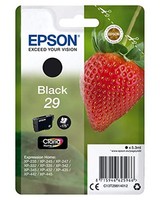 Epson Claria No.29 Home Strawberry Standard Ink Cartridge, Black, Genuine, Amazo