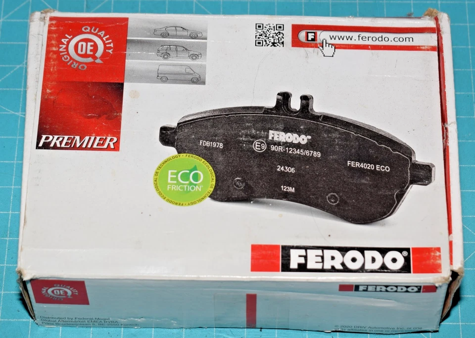 plaquettes de frein arrière FERODO FDB1627 pour VW TOUAREG AUDI Q7 neuf - Photo 1/2