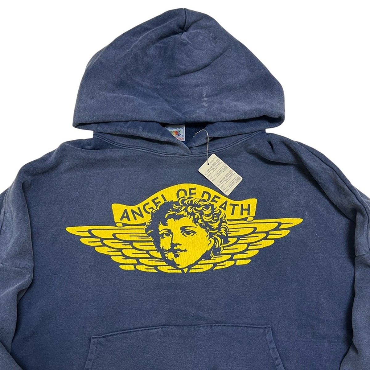Saint Mxxxxxx Angel of Death Pullover Hoodie Navy | Saint Michael