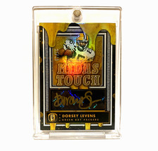 2023 Panini Gold Standard Football Dorsey Levens Midas Touch Gold Auto #/49