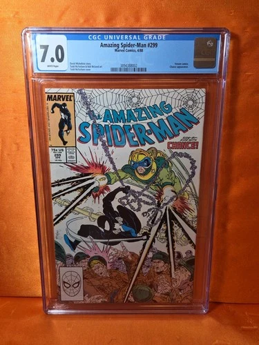 Amazing Spider-Man #299 CGC 7.0 Venom!  1st Cameo/Appearance!