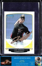 2013 Bowman *Luis Heredia **Card #CC-PPI5** AUTO (RC)