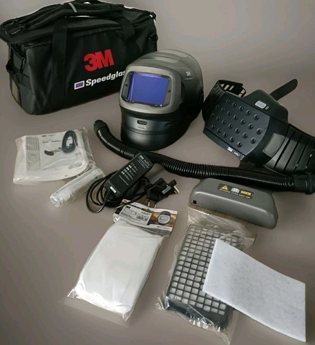 3M Speedglas Adflo G5-01VC VC Welding Helmet FX HD PAPR Mig Tig Arc Welder π - Foto 2 di 20