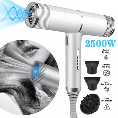 2500W Ionen Föhn Haartrockner mit 3 Diffusor Haarfön Fön Ionen Hair Dryer Profi