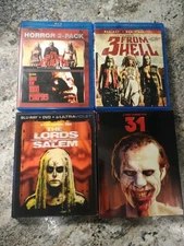 Rob Zombie 5 Film Blu Ray Lot Devils Rejects Lords Of Salem 31 House Of 1000 Cor