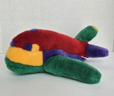 Born Aviation Airplane Plush Stuffed Kids Toy Plane Red Green Purple Yellow 12"