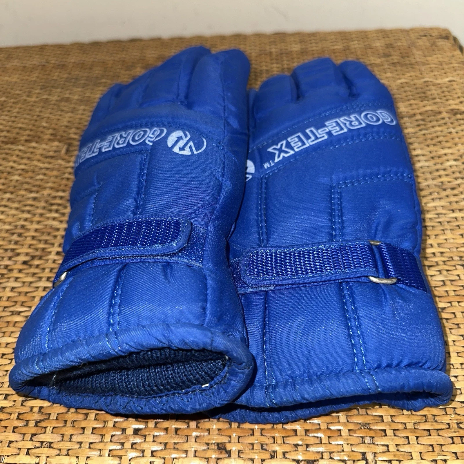 Vintage Gore-Tex Women’s Medium Blue Glove Inserts Thinsulate 3M Summer Night