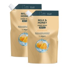 by Amazon Milk & Honey Hand Soap Refill, 2 x 1000ml 3.30 per litre
