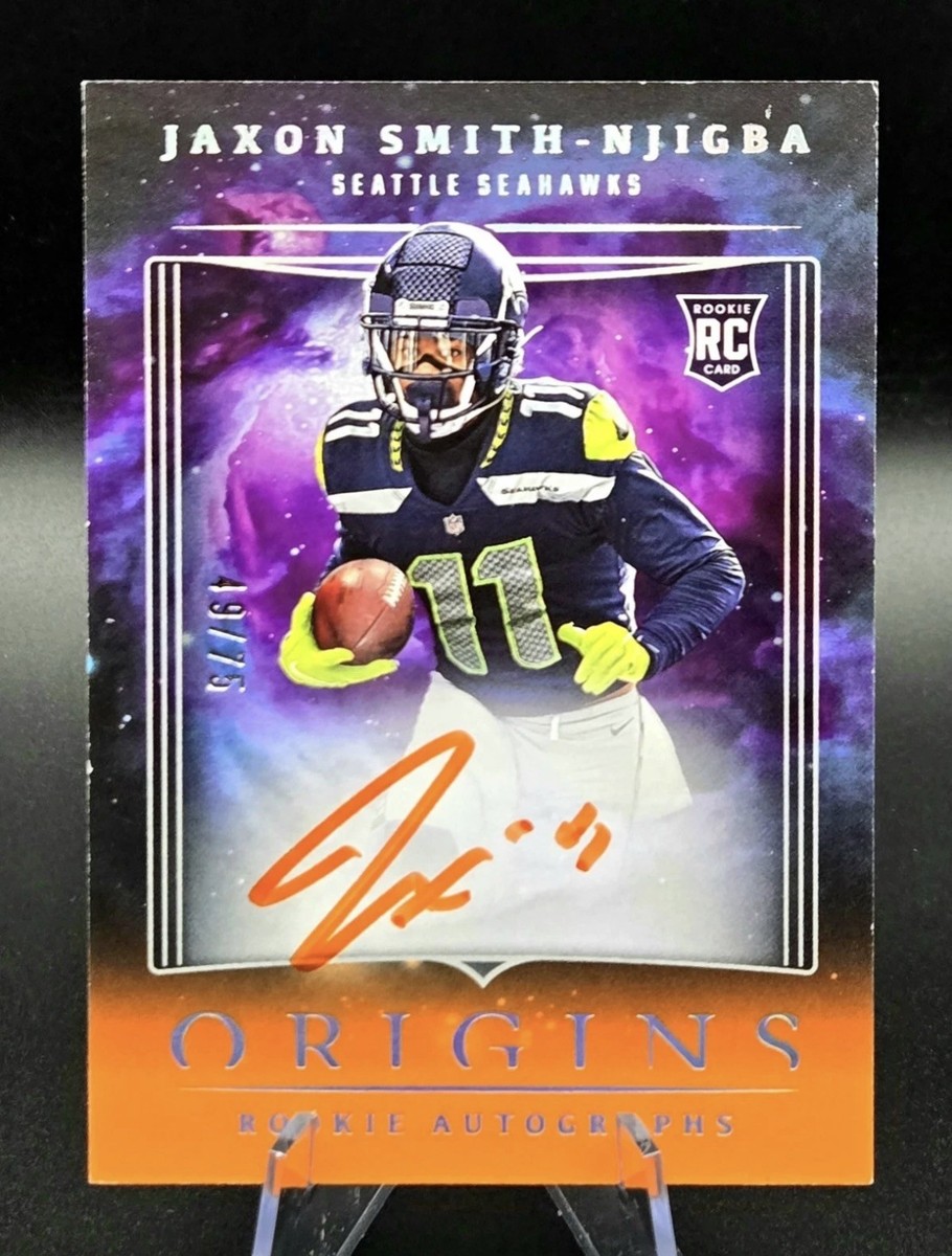 2023 Origins Jaxon Smith-Njigba ON-CARD ROOKIE AUTO /75 Orange | eBay