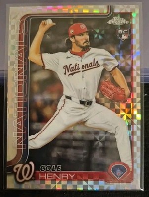 Washington Nationals Rookie Lot James Wood Dylan Crews Brady House X-Fractor