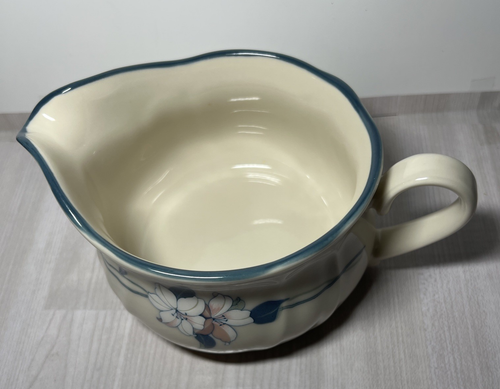 Noritake Epoch Apple Blossom Gravy Boat Discontinued 1988-1995 Vintage 7" - Picture 2 of 10