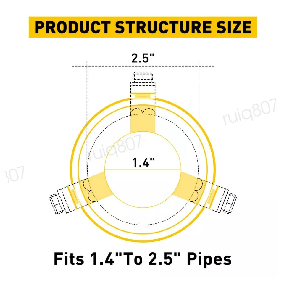Pairs Exhaust Pipes Car Rear Throat Muffler 38-76mm For 2006 Honda S2000 Foto 2 de 4