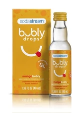 Sodastream Bubly Drops Mangobubly Unsweetened Natural Flavor Essence 1.36oz