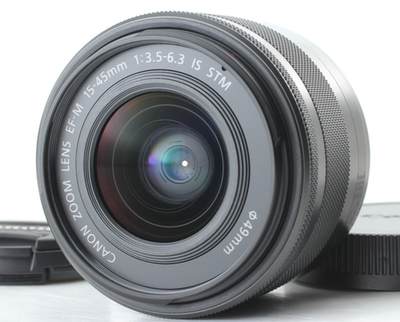 Mint】Canon EF-M 15-45mm f/3.5-6.3 IS STM Graphite EF-M Mount