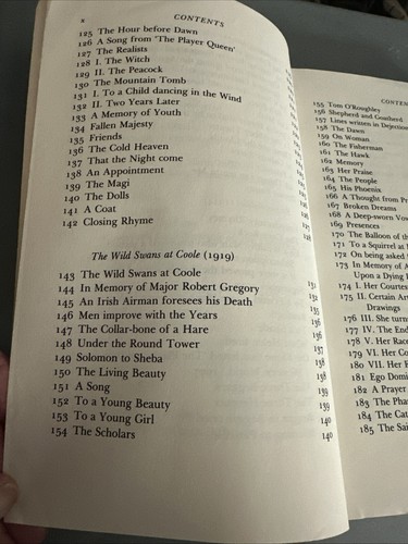 The Collected Poems of W. B. Yeats 1st Scribner Ppbk Poetry Edition 1996 - Imagen 15 de 24