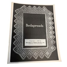 Vintage 1980 Crochet Bedspreads Pattern Book 48 pages