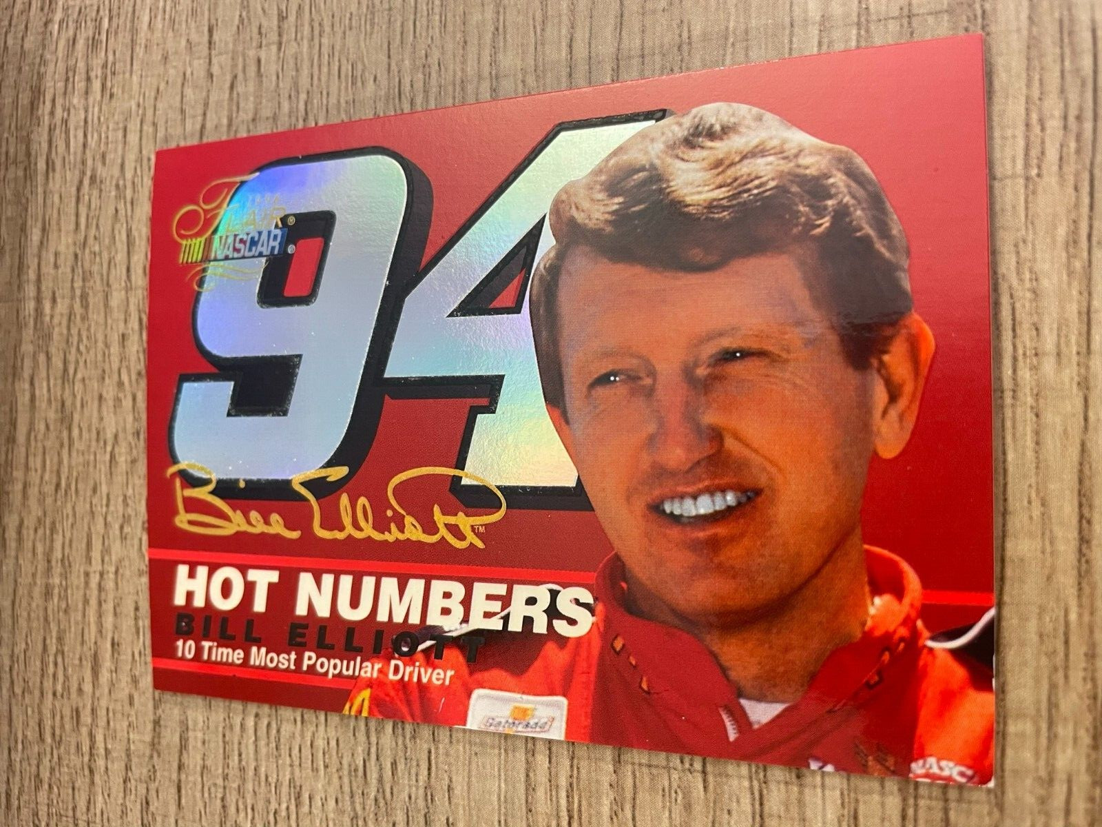 1996 Fleer Flair Nascar 2 of 10 Bill Elliott | NM+ Condition