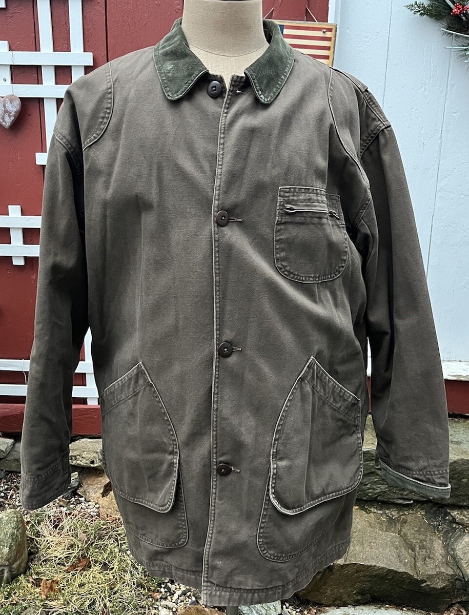 GREAT L.L. Bean Original Field Coat With Flannel Liner Olive GREAT L.L. Bean Original Field Coat With Flannel Liner Olive