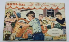 Proctor-Silex It's Ice Cream Time Vintage Booklet Pamphlet Ephemera